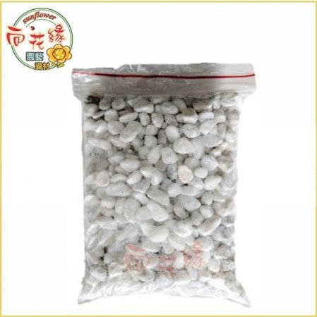 【向花緣】漢白玉(特白石) 3分 - 1.5kg(約0.9cm~1.5cm)